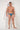 Full-body view of a men model wearing HO navy blue print  Comfort Micro Briefs