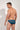 Back view of a men model wearing HO navy print  Comfort Micro Briefs