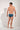 General view of a men model wearing HO navy print  Comfort Micro Briefs