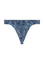 Front cutout view of HO navy print  G-String