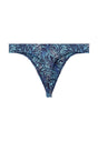 Back cutout view of HO navy print  G-String