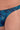 Close-up view of a men model wearing HO navy print  G-String