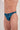 General view of a men model wearing HO navy print  G-String