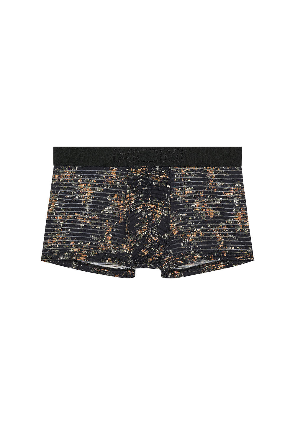 Front cutout view of HO khaki print  Trunk