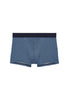 Front cutout view of HO blue print modal/viscose/tencel Boxer Briefs HO1