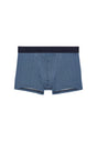Front cutout view of HO blue print modal/viscose/tencel Boxer Briefs HO1