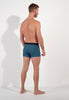 General view of a men model wearing HO blue print modal/viscose/tencel Boxer Briefs HO1