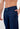 General view of a men model wearing HO blue print cotton Long Sleepwear