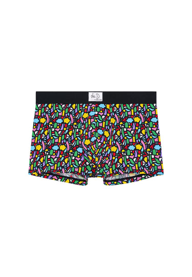 Front cutout view of HO multico print  Boxer Briefs