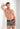 Front view of a men model wearing HO multico print  Boxer Briefs