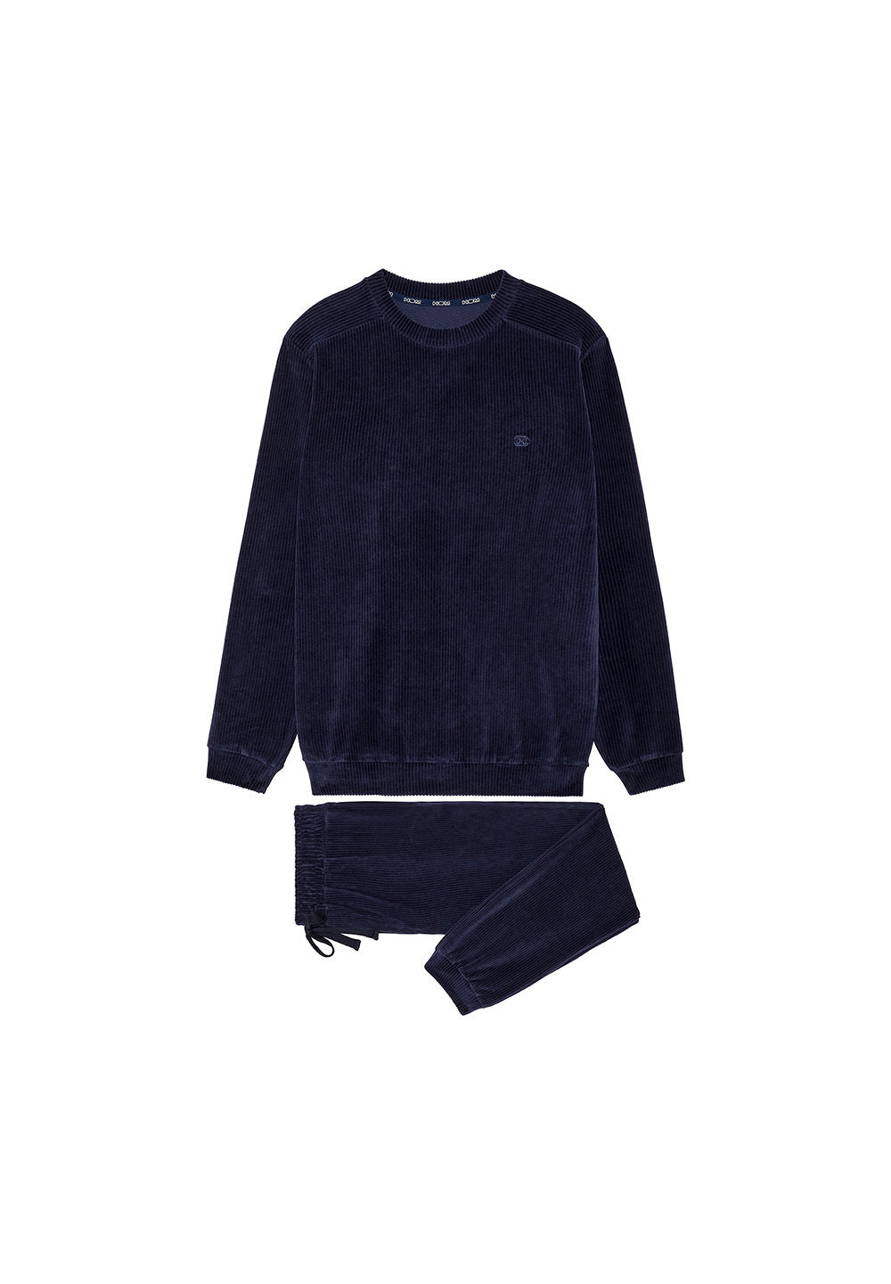 Front cutout view of HO navy  Homewear