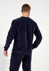 Back view of a men model wearing HO navy  Homewear