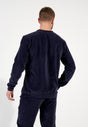 Back view of a men model wearing HO navy  Homewear