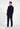 General view of a men model wearing HO navy  Homewear