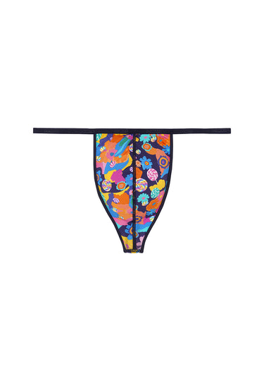 Front cutout view of HO multico print  G-String