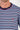 Close-up view of a men model wearing HO blue stripes cotton Long Sleepwear