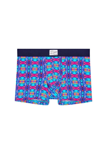 Front cutout view of HO multico print  Boxer Briefs