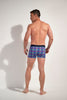 General view of a men model wearing HO multico print  Boxer Briefs