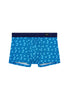 Front cutout view of HO blue print modal/viscose/tencel Comfort Boxer Briefs HO1