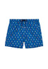 Front cutout view of HO navy print  Beach Boxer