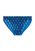 Front cutout view of HO navy print  Swim Micro Briefs