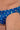 Close-up view of a men model wearing HO navy print  Swim Micro Briefs