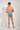 General view of a men model wearing HO blue print  Swim Mini Briefs
