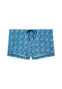 Front cutout view of HO blue print  Swim Shorts