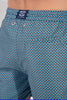 General view of a men model wearing HO blue print  Beach Boxer