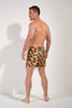 General view of a men model wearing HO navy print  Beach Boxer