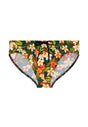 Front cutout view of HO navy print  Swim Mini Briefs