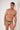 Front view of a men model wearing HO navy print  Swim Mini Briefs