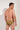 Back view of a men model wearing HO navy print  Swim Mini Briefs