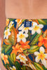 General view of a men model wearing HO navy print  Swim Mini Briefs