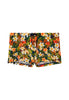 Front cutout view of HO navy print  Swim Shorts