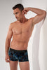 Front view of a men model wearing HO black  Trunk