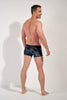 General view of a men model wearing HO black  Trunk