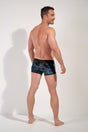 General view of a men model wearing HO black  Trunk
