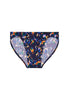 Front cutout view of HO black print  Comfort Micro Briefs