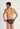 Back view of a men model wearing HO black print  Comfort Micro Briefs