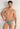 Front view of a men model wearing HO multico print  Comfort Micro Briefs