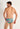 Back view of a men model wearing HO multico print  Comfort Micro Briefs