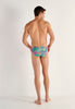 General view of a men model wearing HO multico print  Comfort Micro Briefs