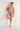 Full-body view of a men model wearing HO navy blue print  Comfort Micro Briefs