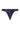 Back cutout view of HO black print  G-String