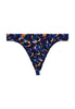 Back cutout view of HO black print  G-String