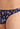General view of a men model wearing HO black print  G-String