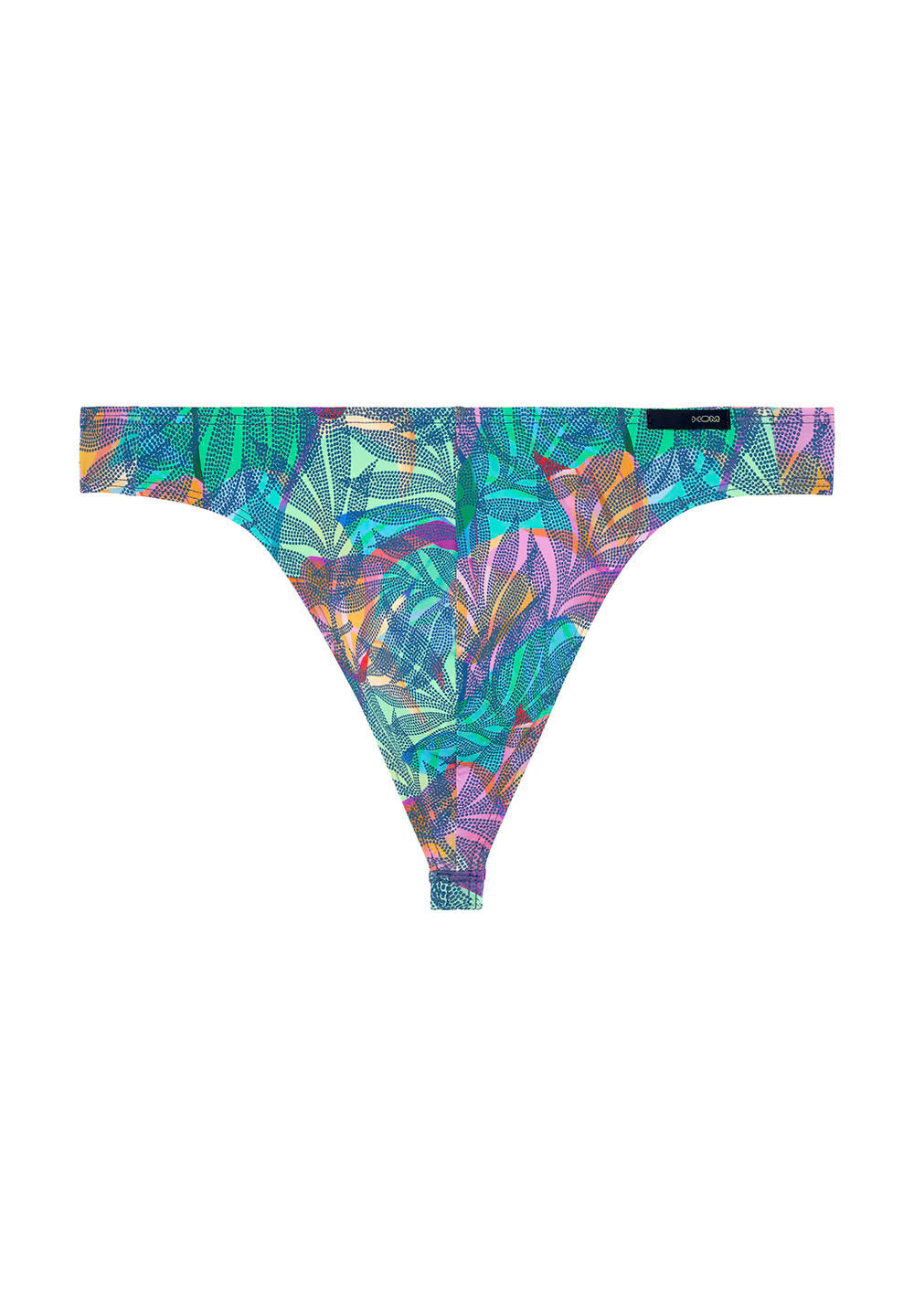 Front cutout view of HO multico print  G-String