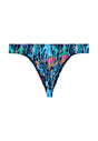Back cutout view of HO navy blue print  G-String