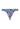 Front cutout view of HO navy print  G-String